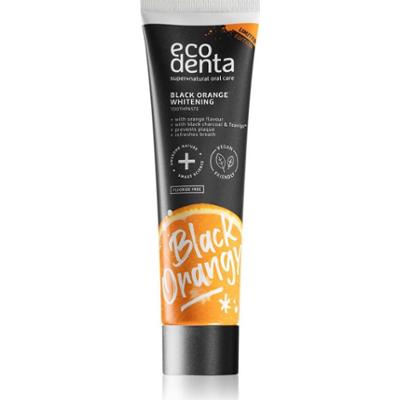 Ecodenta Expert Black Orange Whitening czarna wybielająca pasta do zębów bez fluoru smak Orange 100 ml