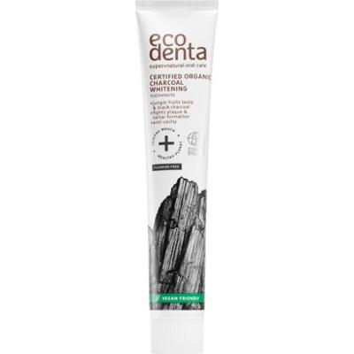 Ecodenta Certified Organic Charcoal whitening wybielająca pasta do zębów z aktywnym węglem 75 ml
