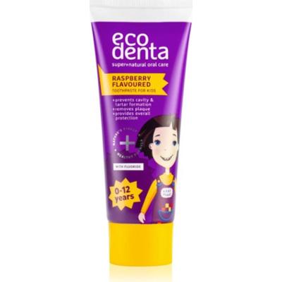 Ecodenta Super + naturalna pasta do zębów dla dzieci smak Raspberry 75 ml