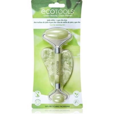 EcoTools Jade Roller & Gua Sha wałek do masażu twarzy i akcesorium do masażu 2 szt.