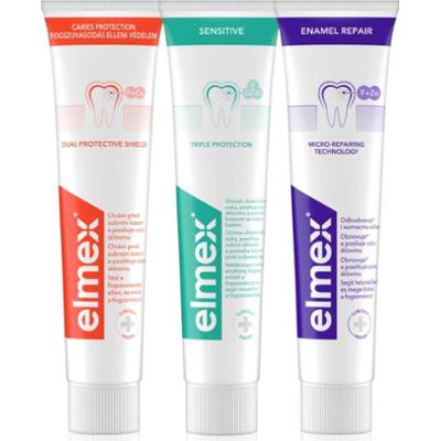 Elmex Mix Trio pasta do zębów 3x75 ml