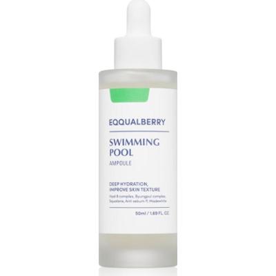 EQQUALBERRY Swimming Pool Ampoule serum intensywnie nawilżające o działaniu uspokajającym 50 ml