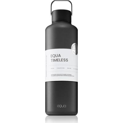 Equa Timeless butelka na wodę ze stali nierdzewnej kolor Dark 1000 ml