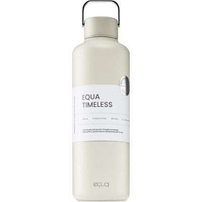 Equa Timeless butelka na wodę ze stali nierdzewnej kolor Off White 1000 ml