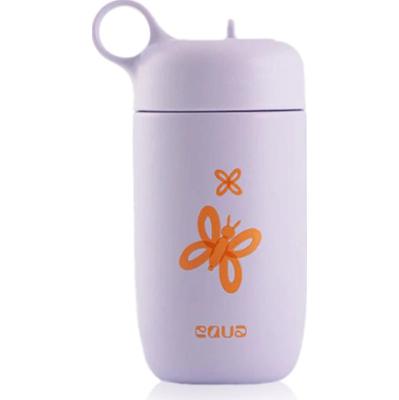 Equa Kids butelka na wodę ze stali nierdzewnej dla dzieci Butterfly 400 ml