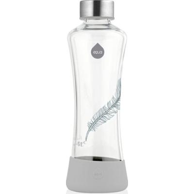 Equa Glass szklana butelka na wodę kolor Feather 550 ml