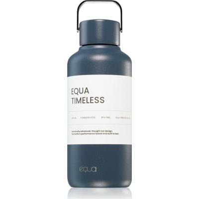 Equa Timeless butelka na wodę ze stali nierdzewnej mała kolor Navy 600 ml