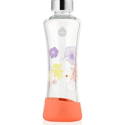 Equa FlowerHead szklana butelka na wodę Poppy 550 ml