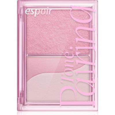 espoir Tone Pairing Cheek potrójny róż do policzków nadający doskonały wygląd odcień Violeta 9 g