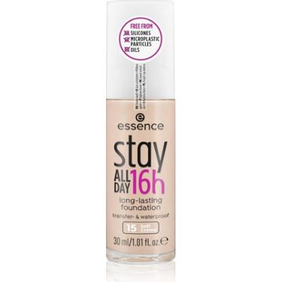 essence Stay ALL DAY 16h podkład wodoodporny odcień 15 Soft Creme 30 ml