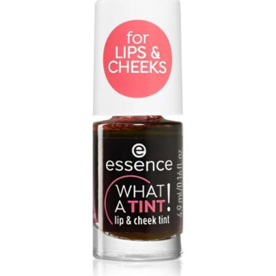 essence WHAT A TINT! róż w płynie i błyszczyk do ust odcień 01 Kiss From A Rose 4.9 ml