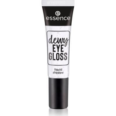 essence dewy EYE GLOSS błyszczące cienie do powiek odcień 01 Crystal Clear 8 ml