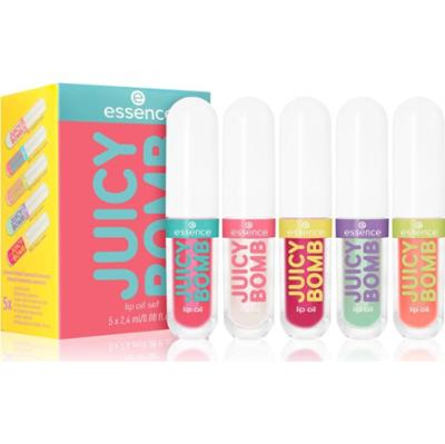 essence Juicy Bomb Lip Oil Set zestaw upominkowy do ust 5 szt.