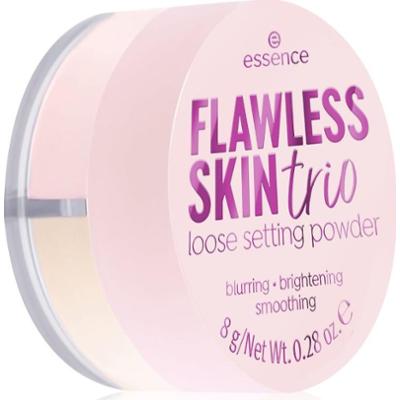 essence Flawless Skin Trio sypki puder utrwalający 8 g