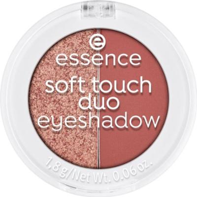 essence Soft Touch Duo duo cienie do powiek odcień 01 Bronze Beauty 1 g