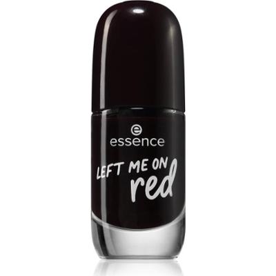 essence Gel Nail Colour lakier do paznokci odcień 72 LEFT ME ON red 8 ml
