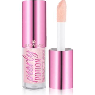 essence pearly POTION błyszczyk do ust z połyskiem odcień 01 Golden Peach 2.5 ml