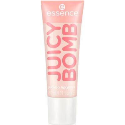 essence Juicy Bomb Party błyszczyk do ust duże opakowanie odcień 01 Lovely Litchi 30 ml