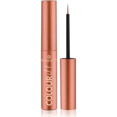essence COLOUR it! metaliczny eyeliner odcień 01 Burnished Bronze 3 ml