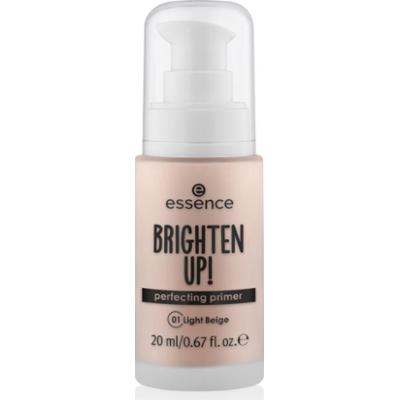essence BRIGHTEN UP! Perfecting Primer baza pod makijaż w płynie pod podkład odcień 01 Light Beige 20 ml