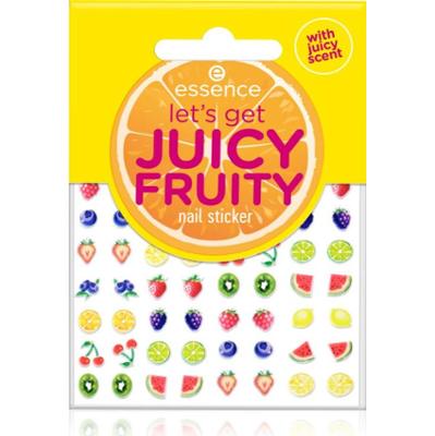 essence let's get JUICY FRUITY naklejki na paznokcie 56 szt.