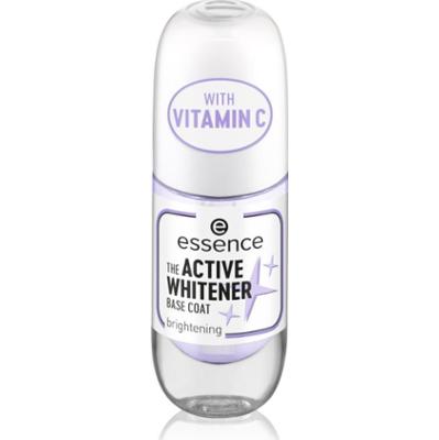 essence Active Whitener baza pod lakier do paznokci o działaniu wybielającym 8 ml