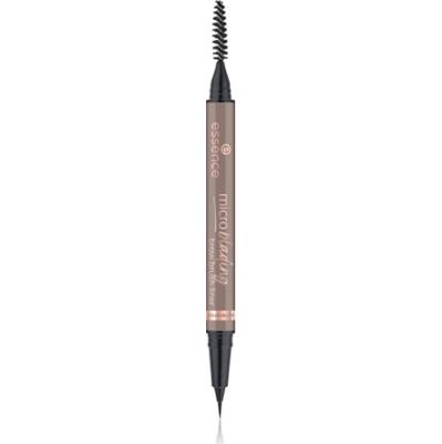 essence Microblading kredka do brwi z pędzelkiem odcień Light Brown 0.6 ml