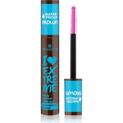 essence I LOVE EXTREME crazy volume wodoodporny tusz pogrubiający odcień 01 Cozy Brown 12 ml