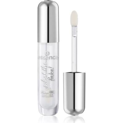 essence WHAT THE FAKE! błyszczyk do ust nadający objętość odcień 100 Sheer Genius 4 ml
