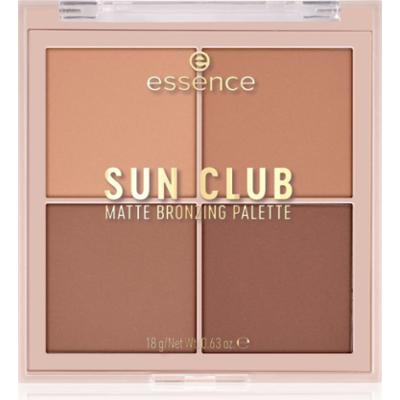essence Sun Club paletka brązująca z matowym wykończeniem Better Than Vacation Tan 18 g
