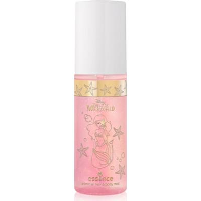 essence Disney The Little Mermaid mgiełka do ciała z brokatem dla kobiet 100 ml