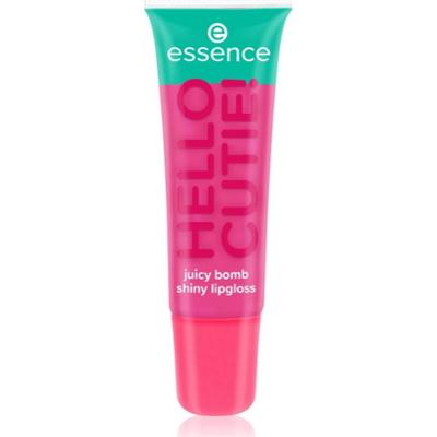 essence Say It With Juicy Hello Cutie! błyszczyk do ust z połyskiem odcień 02 Witty Watermelon 10 ml