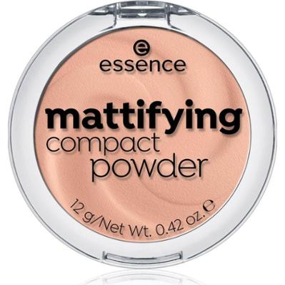 essence Mattifying puder w kompakcie z matowym wykończeniem odcień 04 Perfect beige 12 g