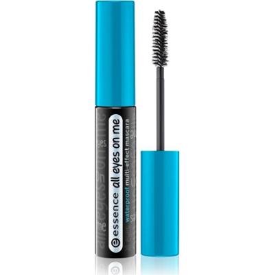 essence All Eyes on Me wodoodporny tusz do rzęs wydłużający, podkręcający i nadający rzęsom objętość odcień 01 Black 8 ml