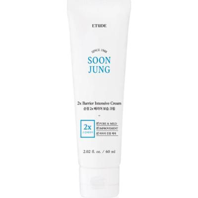 ETUDE SoonJung 2x Barrier Intensive Cream krem intensywnie nawilżający odnawiający barierę ochronną skóry 60 ml