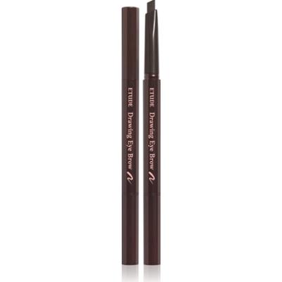 ETUDE Drawing Eye Brow kredka do brwi ze szczotką odcień #1 Dark Brown 0,25 g