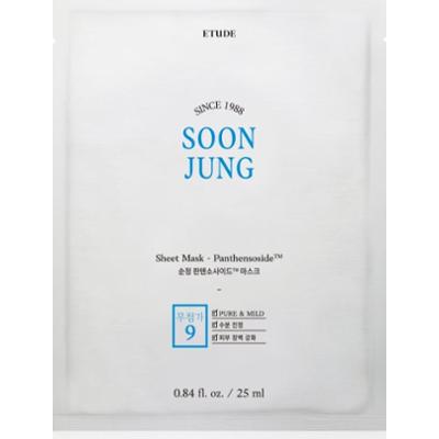ETUDE SoonJung Panthensoside maseczka w płachcie o działaniu nawilżającym i łagodzącym 25 ml