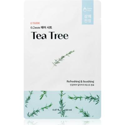 ETUDE 0.2 Therapy Air Mask Tea Tree maska łagodząca w płacie o działaniu odświeżającym 20 ml