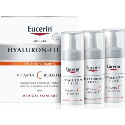 Eucerin Hyaluron-Filler Vitamin C Booster rozjaśniające serum przeciwzmarszczkowe z witaminą C 3x8 ml