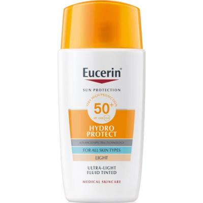 Eucerin Sun Hydro Protect fluid tonujący do opalania SPF 50+ odcień Light 50 ml
