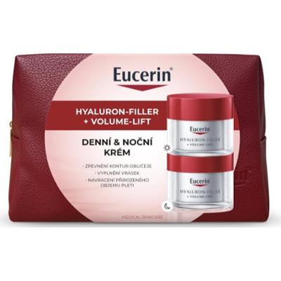 Eucerin Hyaluron-Filler + Volume-Lift świąteczny zestaw prezentowy do ujędrniania i liftingu skóry twarzy