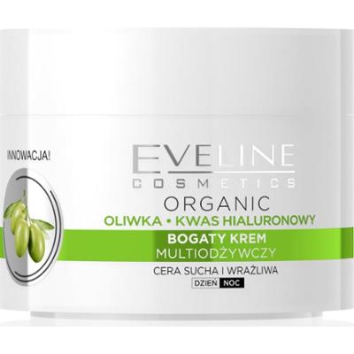 Eveline Cosmetics Green Olive krem nawilżający na dzień i na noc z efektem przeciwzmarszczkowym z ekstraktem z oliwek 50 ml