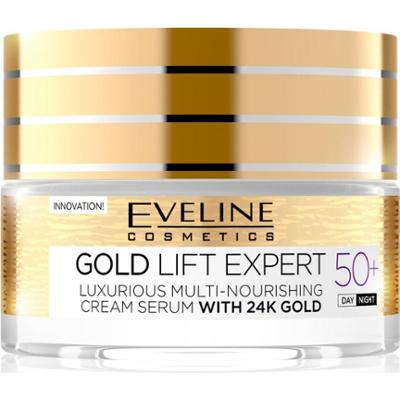 Eveline Cosmetics Gold Lift Expert krem przeciwzmarszczkowy na dzień i na noc 50+ 50 ml