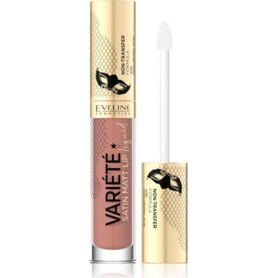 Eveline Cosmetics Variété pomadka w płynie o matowym wykończeniu odcień 01 Caramel Cake 4,5 ml