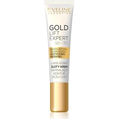 Eveline Cosmetics Gold Lift Expert krem wygładzający okolice oczu i usta 15 ml