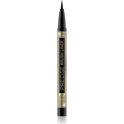 Eveline Cosmetics Precise Brush Liner eyeliner w piórze odcień Black 6 ml