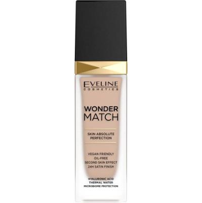 Eveline Cosmetics Wonder Match długotrwały podkład w płynie z kwasem hialuronowym odcień 12 Light Natural 30 ml