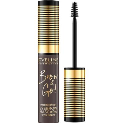 Eveline Cosmetics Brow & Go! tusz do brwi odcień 02 Dark 6 ml