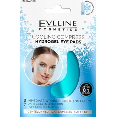 Eveline Cosmetics Hydra Expert hydrożelowa maska wokół oczu z efektem chłodzącym 2 szt.