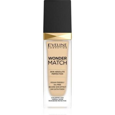 Eveline Cosmetics Wonder Match długotrwały podkład w płynie z kwasem hialuronowym odcień 05 Light Porcelain 30 ml